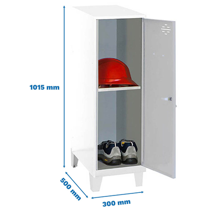 Artikelbild 2 für Simonrack Spind SIMONLOCKER DISM SINGLE weiß, grau 8425437120886, 1 Schließfach 30,0 x 50,0 x 101,5 cm, Artikelnummer 355968