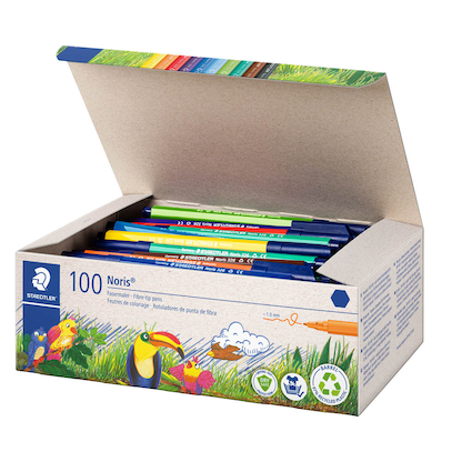 Artikelbild 2 für STAEDTLER Noris® 326 Filzstifte farbsortiert, 100 St., Artikelnummer 464429