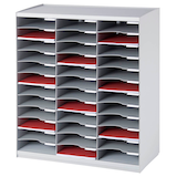 Artikelbild 1 für PAPERFLOW Sortierstation lichtgrau mit 36 Fächer, Artikelnummer 484675