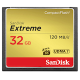 Artikelbild 1 für SanDisk Speicherkarte CompactFlash Card Extreme 32 GB, Artikelnummer 179130