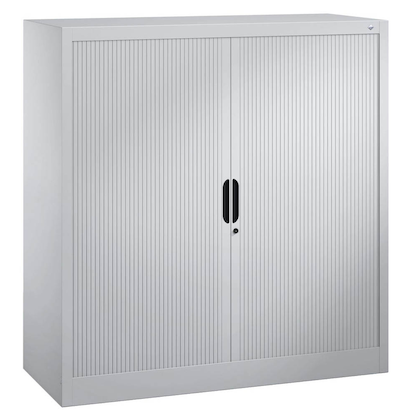Artikelbild für CP Omnispace Rollladenschrank silber 2 Fachböden 120,0 x 42,0 x 123,0 cm, Artikelnummer 412041