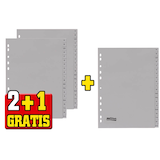 Artikelbild 1 für 2 + 1 GRATIS: office discount Ordnerregister DIN A4 Vollformat A-Z grau 20-teilig, 2 Satz + GRATIS 1 Satz, Artikelnummer 715243