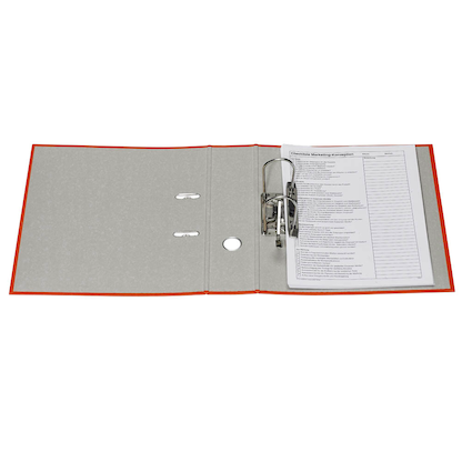 Artikelbild 5 für AKTION: bene No.1 POWER Ordner orange Kunststoff 8,0 cm DIN A4, Artikelnummer 990002