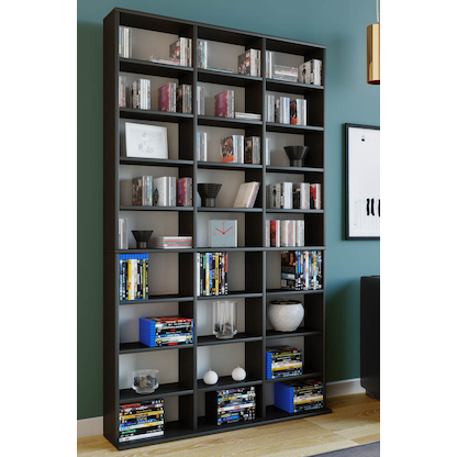 Artikelbild 5 für VCM my home Bücherregal Megosa Maxi schwarz 102,0 x 23,0 x 180,0 cm, Artikelnummer 518013