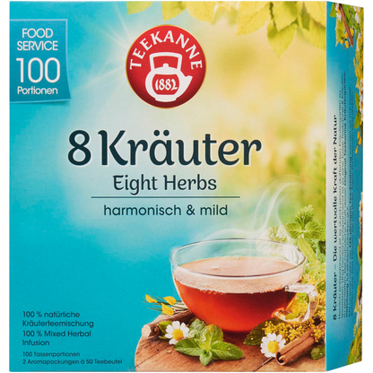 Artikelbild 11 für TEEKANNE 8 Kräuter Tee 100 Portionen, Artikelnummer 174351