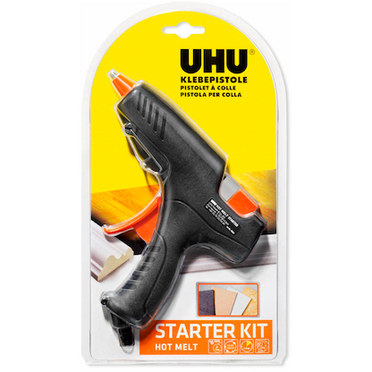 Artikelbild für UHU Starter Kit Hot Melt Heißklebepistole schwarz, Artikelnummer 192292