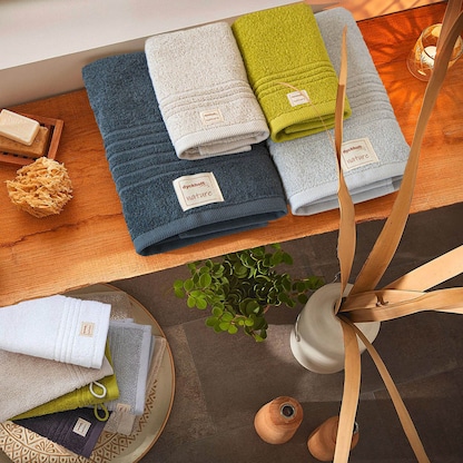 Artikelbild 2 für Dyckhoff Handtücher Nature silber 50 x 100 cm, 2 St., Artikelnummer 788271