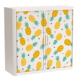 Artikelbild 1 für PAPERFLOW easyOffice Tropical Rollladenschrank 60724 2 Fachböden 110,0 x 41,5 x 104,0 cm, Artikelnummer 210686