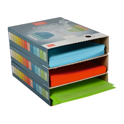 Artikelbild 5 für 100 ELCO Sichthüllen Ordo classico DIN A4 farbsortiert glatt 120 g/qm, Artikelnummer 116004