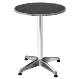 Artikelbild 1 für Garden Pleasure Stehtisch Stahl, Aluminium silber 60,0 x 60,0 x 70,0/110,0 cm, Artikelnummer 421214