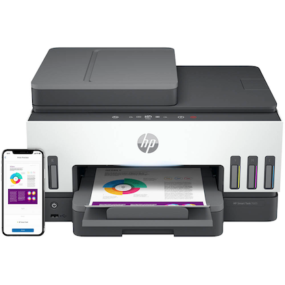 Artikelbild 2 für HP Smart Tank 7605 4 in 1 Tintenstrahl-Multifunktionsdrucker grau, Artikelnummer 616551