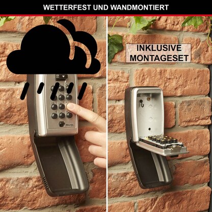 Artikelbild 7 für Master Lock® 5423EURD Schlüsseltresor grau Zahlenschloss, Artikelnummer 727663