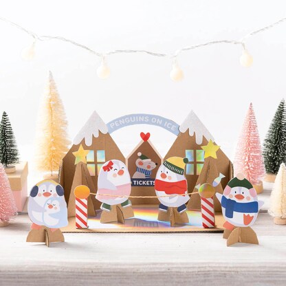 Artikelbild 9 für folia Bastelset Weihnachten 54-tlg. mehrfarbig, Artikelnummer 794972