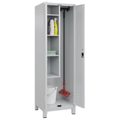 Artikelbild 2 für CP Putzmittelschrank Classic Plus 080110-00 S10009 lichtgrau 60,0 x 50,0 x 195,0 cm, aufgebaut, Artikelnummer 175046