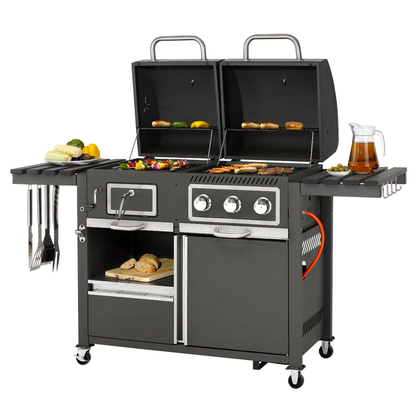 Artikelbild 2 für tepro Kohle-Gas-Kombigrill Toronto 173,0 x 65,0 x 116,0 cm, Artikelnummer 327819