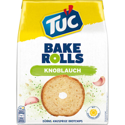 Artikelbild für TUC BAKE ROLLS KNOBLAUCH 150,0 g, Artikelnummer 532368