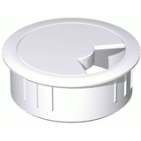 Artikelbild 1 für geramöbel Flex Kabeldurchführung 8,0 cm silber, Artikelnummer 883429