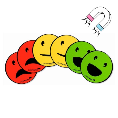 Artikelbild 21 für Legamaster Agile Smiley gemischt Magnete Motiv, Kunststoff Ø 5,0 cm, 6 St., Artikelnummer 156394