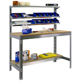 Artikelbild 1 für Simonrack Werkbank SIMONWORK BT1 900 grau 91,0 x 61,0 x 144,5 cm, Artikelnummer 786182