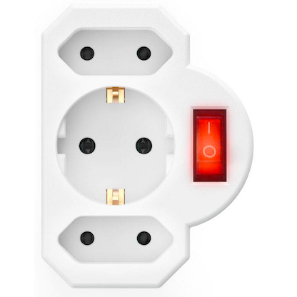 Artikelbild für hama Steckdose mit Schalter, Artikelnummer 840337