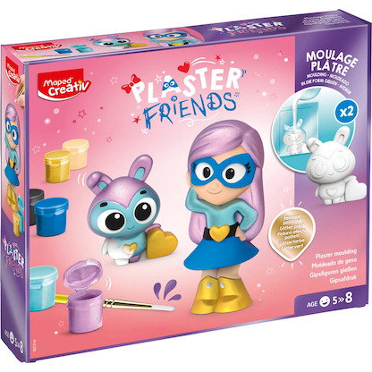 Artikelbild 2 für maped Bastelset Plaster Friends - Superheld-Gipsfiguren mehrfarbig, Artikelnummer 967143