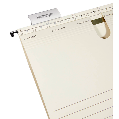 Artikelbild 5 für 50 Hängehefter Karton chamois 1 x kaufmännische Heftung, Artikelnummer 182378