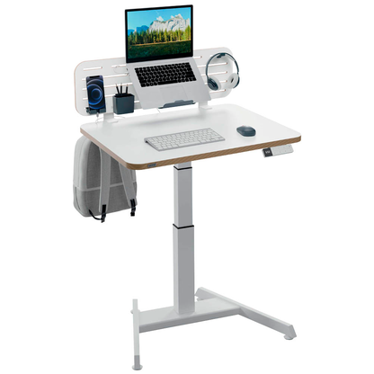 Artikelbild 7 für AKTION: LEITZ Ergo elektrisch höhenverstellbarer Schreibtisch weiß rechteckig, A-Fuß-Gestell weiß 80,0 x 60,0 cm mit 25 Euro CashBack, Artikelnummer 408338