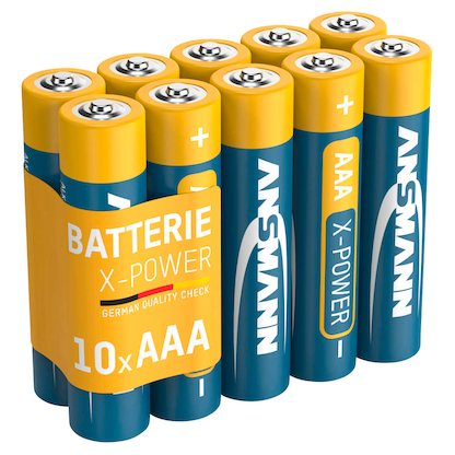 Artikelbild für 10 ANSMANN Batterien X-POWER Micro AAA 1,5 V, Artikelnummer 647554