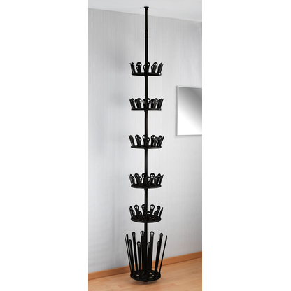 Artikelbild 3 für WENKO Teleskop-Schuhregal Achilles schwarz 30,0 x 30,0 x 100,0 - 300,0 cm, 1 St., Artikelnummer 817211