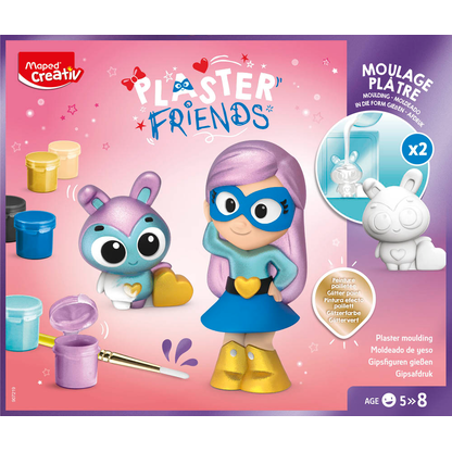 Artikelbild 3 für maped Bastelset Plaster Friends - Superheld-Gipsfiguren mehrfarbig, Artikelnummer 967143