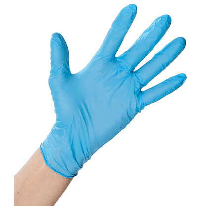 Artikelbild 2 für Meditrade® unisex Einmalhandschuhe Nitril® NextGen® blau Größe M, 100 St., Artikelnummer 242857