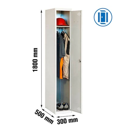 Artikelbild 2 für Simonrack Spind SIMONLOCKER DIY grau 8435104936191, 1 Schließfach 30,0 x 50,0 x 180,0 cm, Artikelnummer 359487