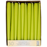 Artikelbild 1 für 50 STARPAK Kerzen limonengrün, Artikelnummer 683403