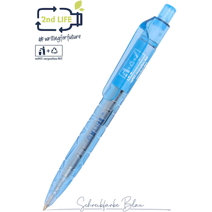 Artikelbild 2 für ONLINE® Kugelschreiber 21007/6D 2nd LIFE blau/schwarz, Schreibfarbe: blau, 1 St., Artikelnummer 283851
