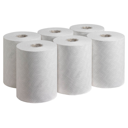 Artikelbild 3 für 6 Scott® Handtuchrollen ESSENTIAL SLIMROLL® 1-lagig weiß, Artikelnummer 428023