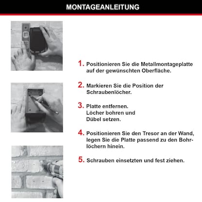 Artikelbild 10 für Master Lock® 5423EURD Schlüsseltresor grau Zahlenschloss, Artikelnummer 727663