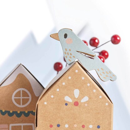 Artikelbild 4 für folia Adventskalender Bergdorf mehrfarbig, Artikelnummer 794984