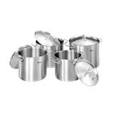 Artikelbild 1 für Bartscher Topf-Set T4 silber 4-tlg., Artikelnummer 425068