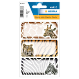 Artikelbild 1 für HERMA Schuletiketten 5877 Afrikanische Tiere, 9 Etiketten, Artikelnummer 901823