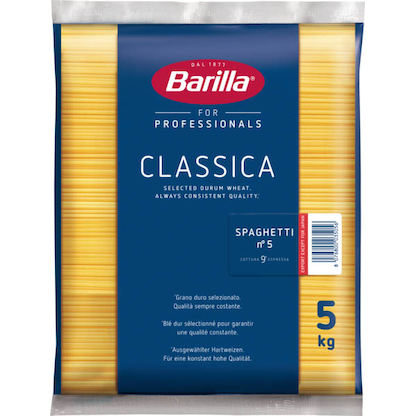 Artikelbild für Barilla Classica Spaghetti 5,0 kg, Artikelnummer 610616