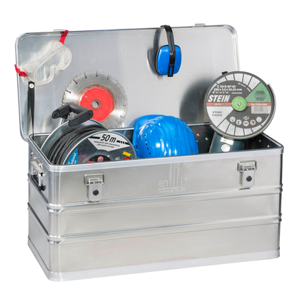 Artikelbild für Allit AluPlus Alubox 90,0 l grau 78,0 x 38,5 x 37,5 cm, Artikelnummer 837171