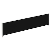 Artikelbild 1 für PAPERFLOW Tischtrennwand, schwarz 120,0 x 33,0 cm, 1 St., Artikelnummer 528024