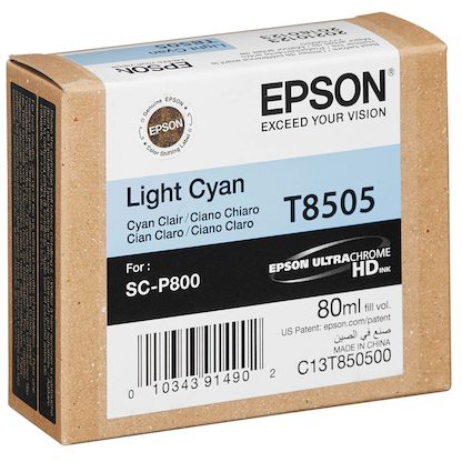 Artikelbild 2 für EPSON T8505 Light Cyan Druckerpatrone, Artikelnummer 548230