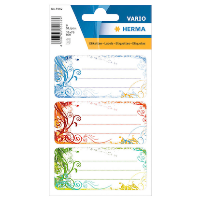 Artikelbild für HERMA Schuletiketten 5982 Spirit, 9 Etiketten, Artikelnummer 901912