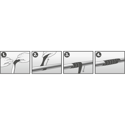 Artikelbild 3 für Scotch selbstverschweißendes Dichtungsband schwarz 25,0 mm x 3,0 m 1 Rolle, Artikelnummer 570709