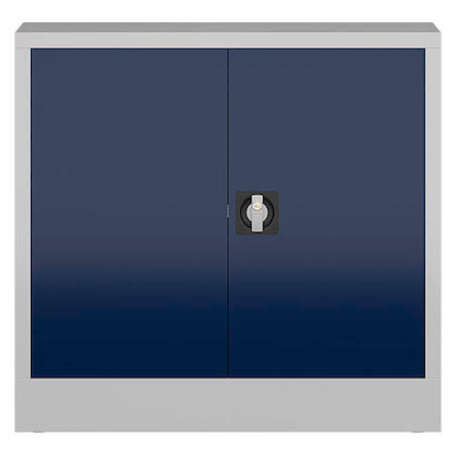 Artikelbild 3 für ClassiX Metallschrank X-530301 enzianblau, lichtgrau 80,0 x 38,0 x 75,0 cm, aufgebaut, Artikelnummer 184209