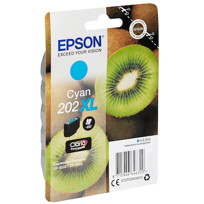 Artikelbild 2 für EPSON 202XL/T02H24 cyan Druckerpatrone, Artikelnummer 432409