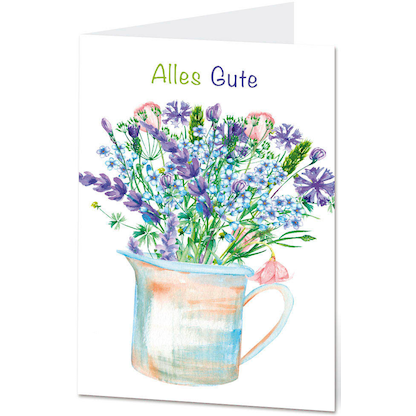 Artikelbild für LUMA Glückwunschkarte Alles Gute DIN B6, Artikelnummer 403797