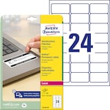 Artikelbild 1 für 480 AVERY Zweckform abziehsichere Folienetiketten L6146-20 weiß 63,5 x 33,9 mm, Artikelnummer 896936