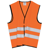 Artikelbild 1 für unisex Warnweste neonorange Einheitsgröße, Artikelnummer 316612